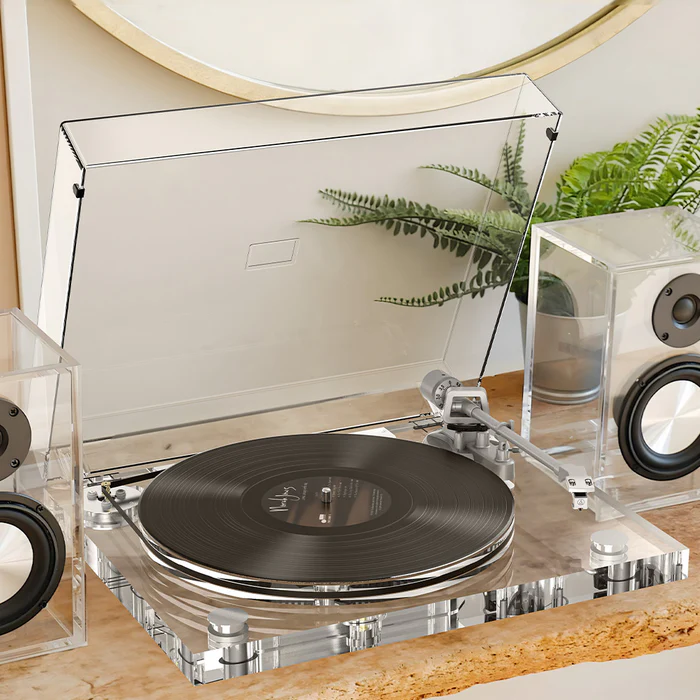 Pellucid Vinyl Record Player Turntable